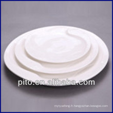 P &amp; T porcelaine usine hôtels vaisselle, assiette ronde